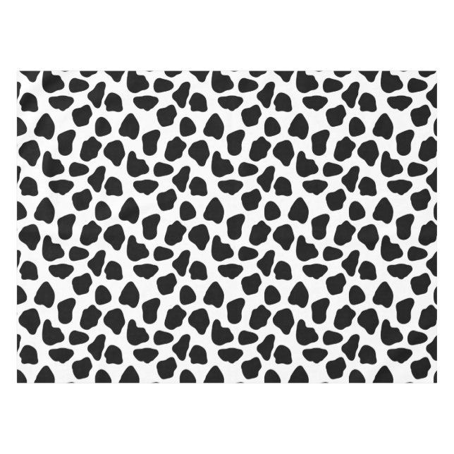 Cow pattern tablecloth (Front (Horizontal))