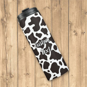 Cow Pattern Thermal Tumbler