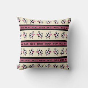 Cow Pattern Throw Pillow