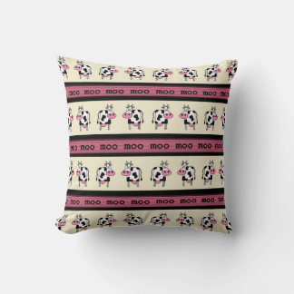 Cow Pattern Throw Pillow