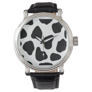 Cow pattern watch