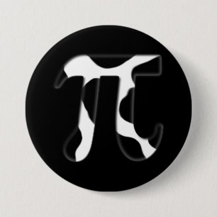 Cow Pi 3 Inch Round Button
