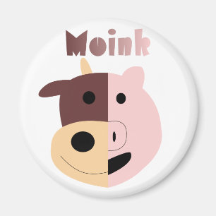 Cow + Pig = Moink magnet