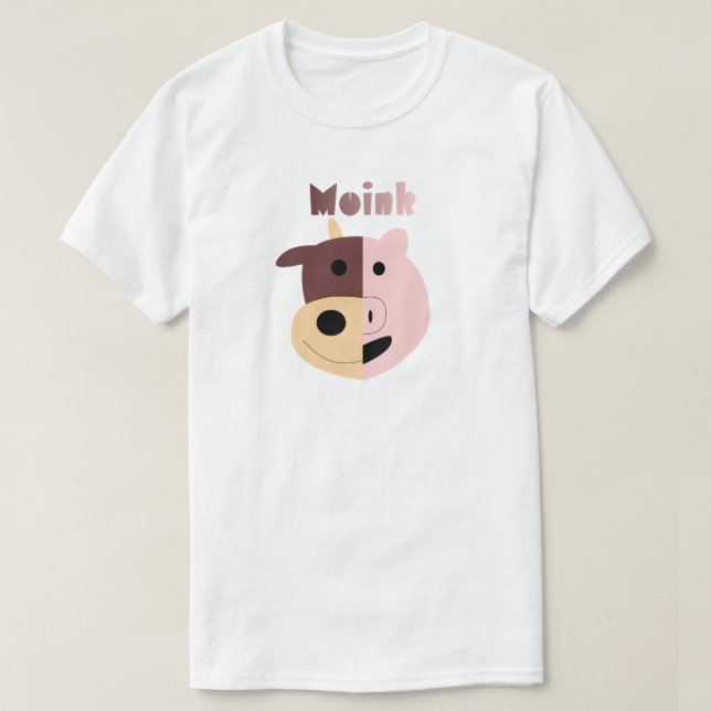 Cow + Pig = Moink mes tshirt (Design Front)