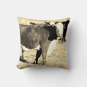 cow pillow original art