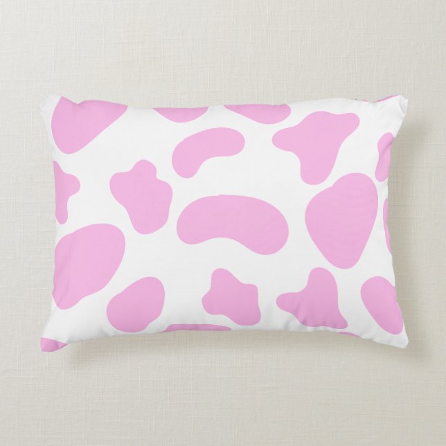 Cow Pink Accent Pillow (Front)