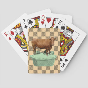 Cow Playing Card Deck