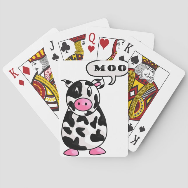 cow playing cards (Back)