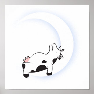 Cow Pooped Poster