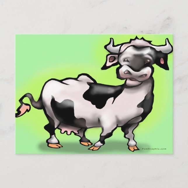 Cow Postcard (Front)