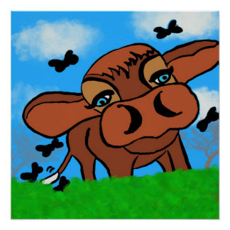 cow poster