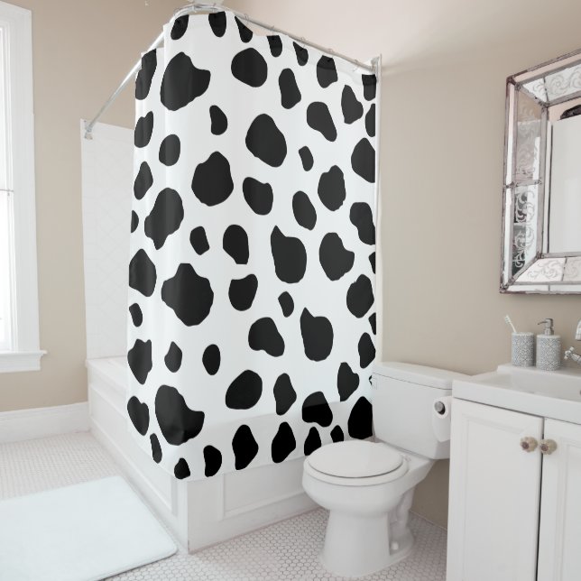 Cow Print, Cow Pattern, Cow Spots, Black And White (In Situ)