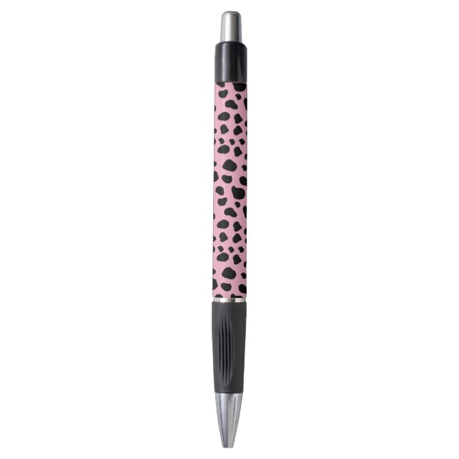 Cow Print, Cow Pattern, Cow Spots, Pink Cow Pen (Front Vertical)