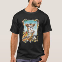 Cow Print Milk Cow Portrait