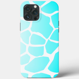 Cow Print Pattern in Sky Blue Colour iPhone 13 Pro Max Case