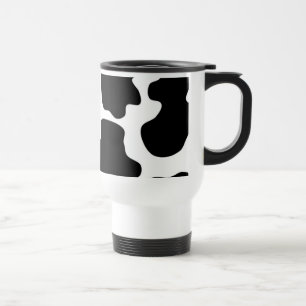 Cow Print Pattern Travel Mug