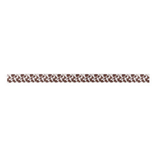 Cow Print Ribbon Satin Ribbon