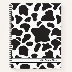 Cow Print Spiral Notebook