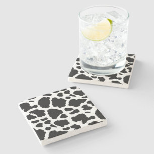 Cow Print Stone Coaster