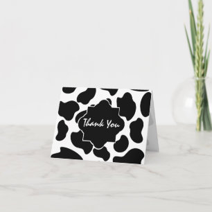 Cow Print Thank You