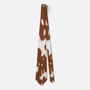 Cow Print Tie