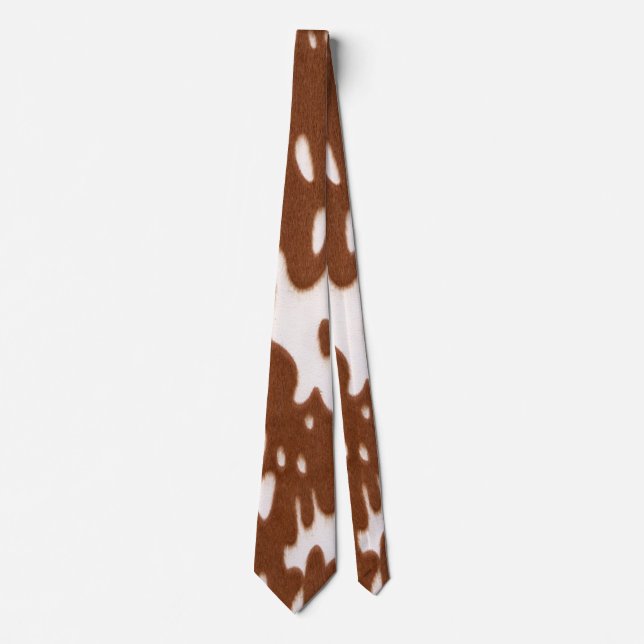Cow Print Tie (Front)