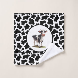 Cow Print Wash Cloth