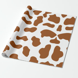 Cow print wrapping paper