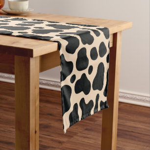 Cow printing medium table runner