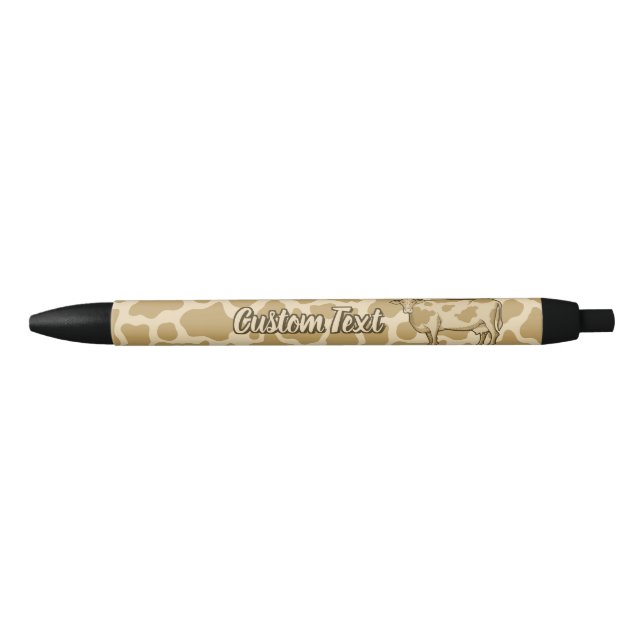 Cow Profile Ink Pen (Front)