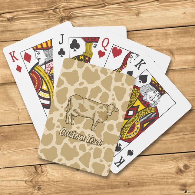 Cow Profile Playing Cards (Creator Uploaded)