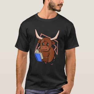 Cow Reading Book for Bookworm and Book T-Shirt