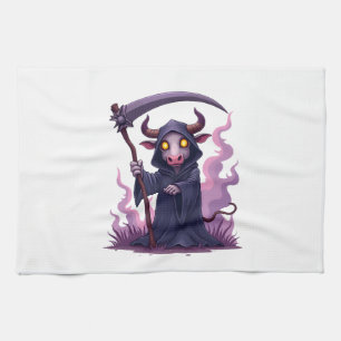 Cow Reaper Kitchen Towel