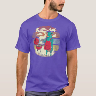 Cow Retro Power Grill BBQ Pig Bacon Pork Goa Nutri T-Shirt