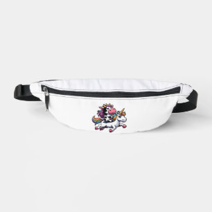Cow Riding Unicorn Boys Girls Men Women Kids Teens Fanny Pack