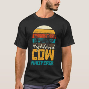 Cow Scotland Highland Cow Cattle Scottish Fun 2 T-Shirt