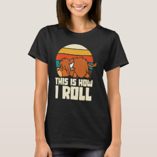 Cow Scotland Highland Cow Cattle Scottish Fun 5 T-Shirt