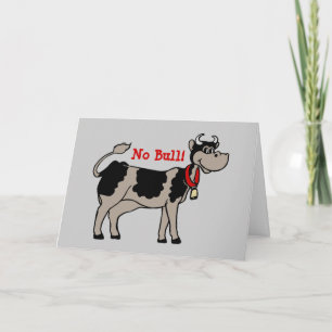 Cow Sense Greeting Card