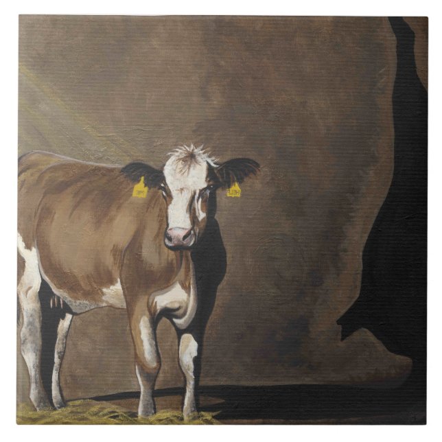Cow Shadow Tile (Front)