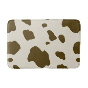 COW SKIN Brown Bath Mat