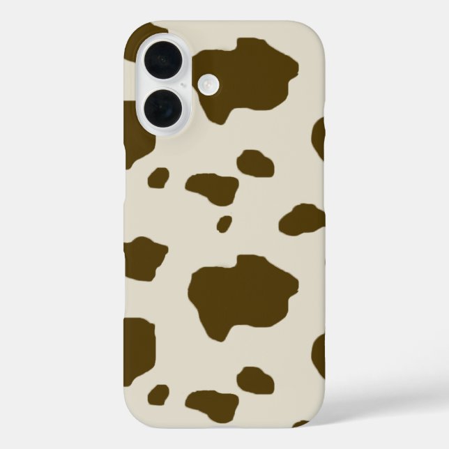 COW SKIN brown Case-Mate iPhone Case (Back)