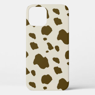 COW SKIN Brown Spots iPhone 12 Case