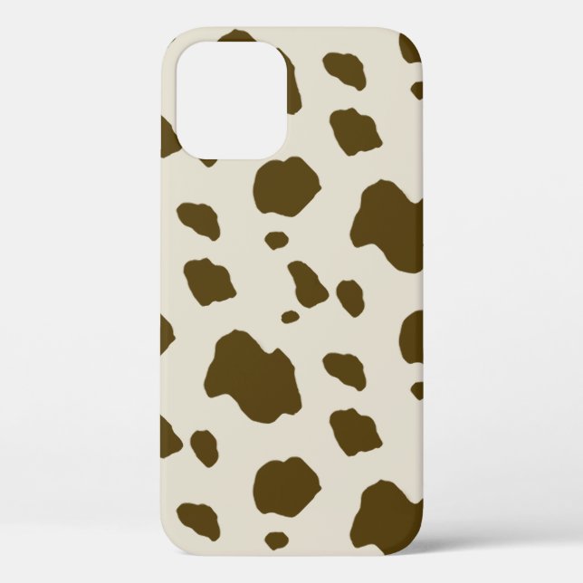COW SKIN Brown Spots Case-Mate iPhone Case (Back)