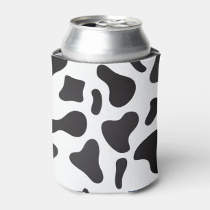 Cow Skin Texture Pattern Can Cooler