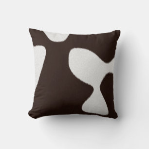 Cow Skin Texture Throw Pillow