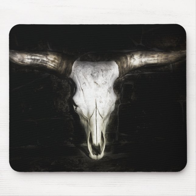 Cow Skull Mouse Pad (Front)