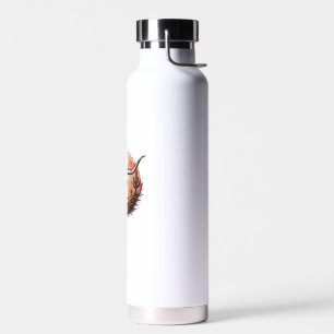 Cow Skull western cowgirl cowboy rodeo Water Bottle