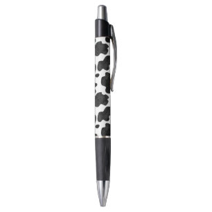 Cow Spots Pattern Black and White Animal Print Pen