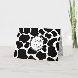 Cow Spots Toute L'Ocassion Merci Note