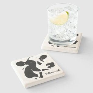 Cow Stone Coaster